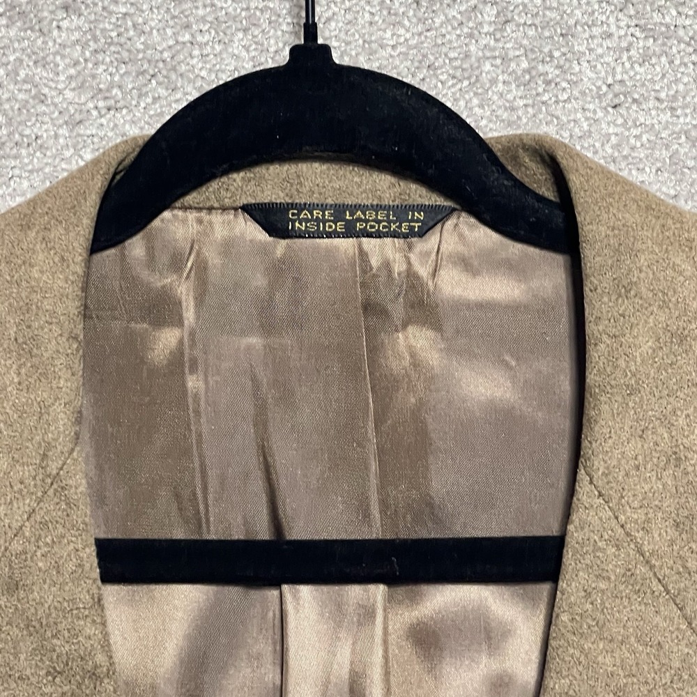 Vintage Kingsridge Suede Blazer Sport Coat Suit Jacket Tan See Measurements Men - Picture 7 of 14